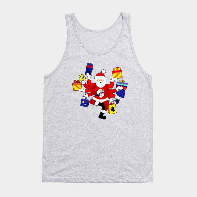 Dancing Shiva Claus Tank Top by XOOXOO